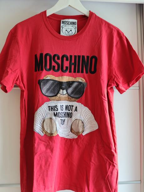 Moschino bear originál dlhs už e dámske tričko, moschino,l