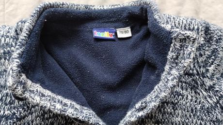 Teplý sveter 74/80, lupilu,74