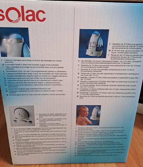 Zvlhčovač vzduchu zn. solac, 