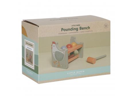 Little dutch zatĺkačka drevená farma, 