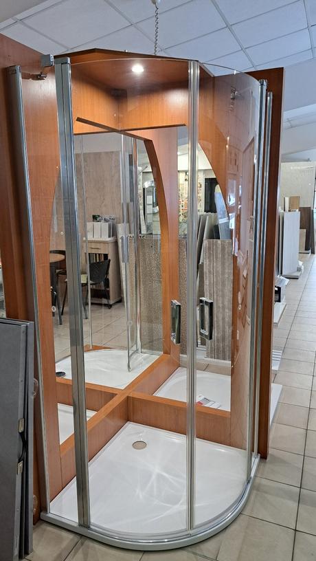 Sprchový kút štvrťkruhový 900mm, 