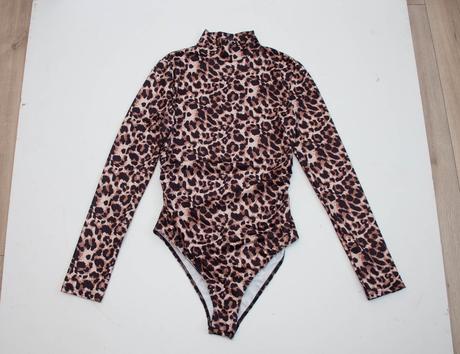Body leopardí vzor shein, s