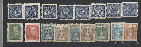 Známky, zbierka, rôzne štáty,