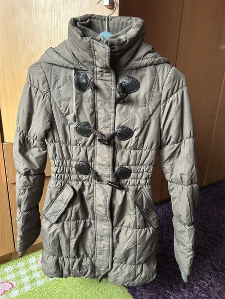 Dlhšia zimná bunda veľ. 34, orsay,34