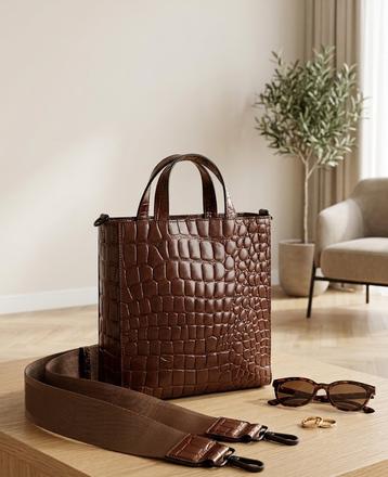 Liebeskind berlin croco paper bag tote, liebeskind