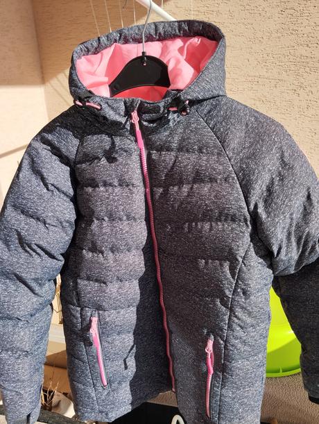Zimná bunda pre dievča, v. 152/158, lewro,152