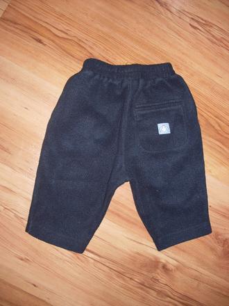 Teplé flisové nohavice/tepláky zn.beebies, 80