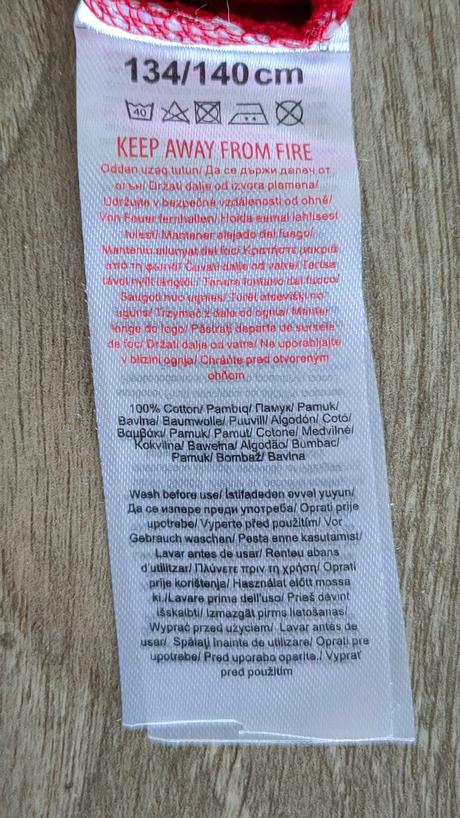 Detské vianočné tričko s dlhým rukávom, 134-140 cm, 134