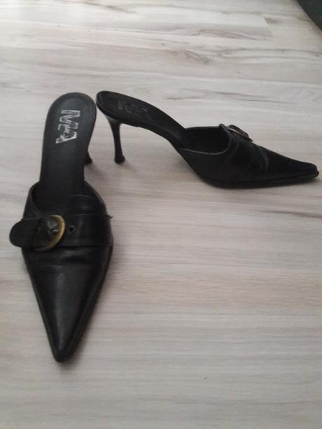 Slapky 38cierne do kancelarie k satam nohaviciam, 38