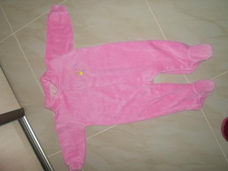 Velúrová dupačky ako nove, kimbaloo,68