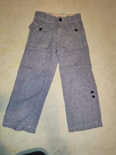 Ľanové nohavice 4-5r., gap,110