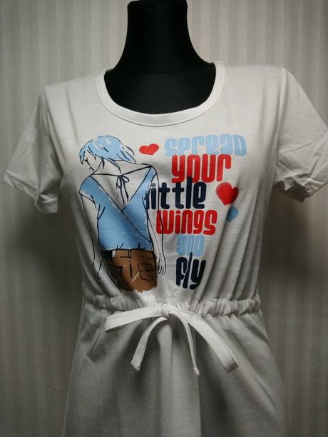 Dámske biele šaty s motívom, diamond, l/xl, diamond,xl