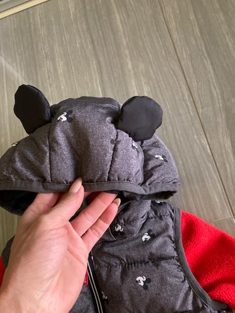 Vesta mickey h&m + mikina 12-18m, h&m,86