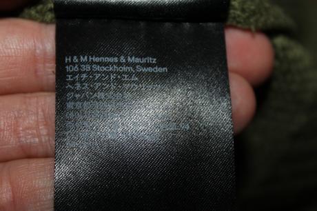 Khaki dámsky sveter h&m v. s, h&m,s