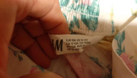 Nohavice tenke, h&m,158