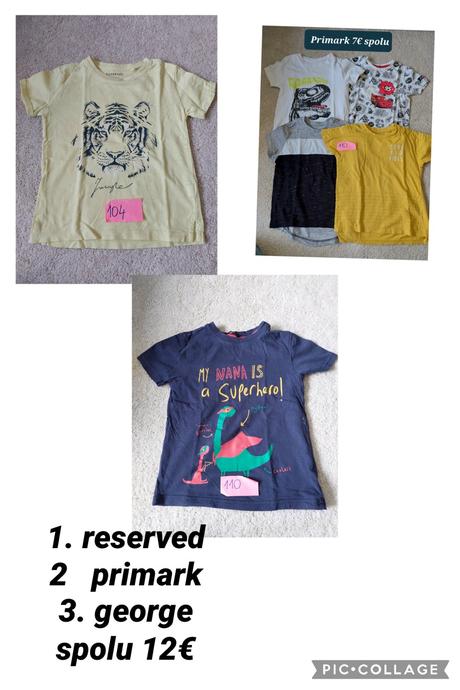 Tričká s krátkym rukávom, 110