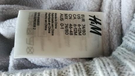 Zimná čiapka, h&m,80