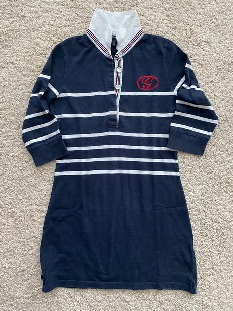 Gant predĺžené modré tričko, gant,s