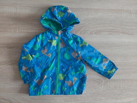 Nepremokavá ľahunká dino bunda veľ.80, mothercare,80