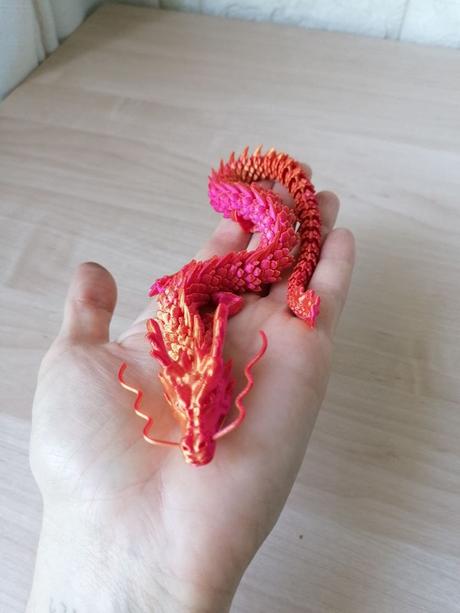3d print flexi drak / dragon, 
