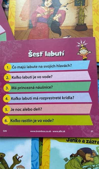 Set 2 pamäťových hier zn.albi brain box, vek 4+,6+,