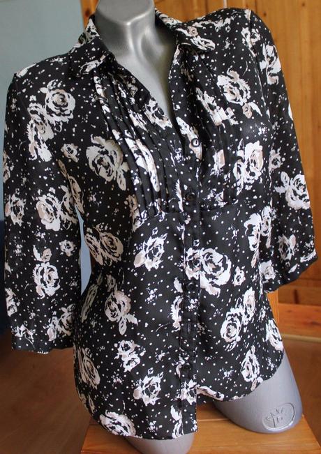 Kvetovana bluzka, xl