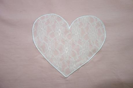 Tričko s čipkovým srdiečkom 122/128, pepperts,122