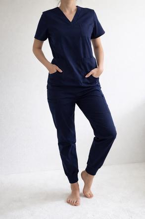 Zdravotnícky set (blúza + jogger nohavice), s