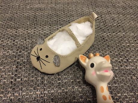 Capacky, béžové capačky myška vd 10,5cm, <17