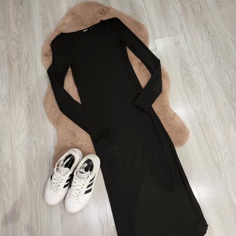 Xs cierne midi saty, xs