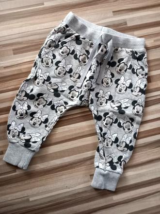 Teplaky pudlače minnie disney, next,80