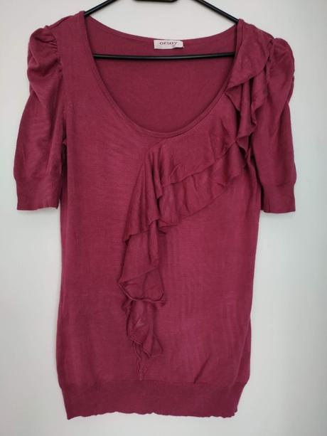 Elegantné tričko s volánom orsay, v. s-m, orsay,m