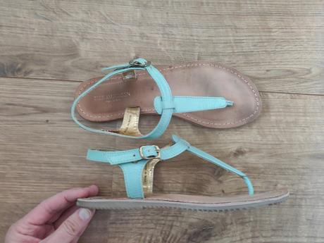 Kožené sandálky ilse jacobsen vd 23,5 cm, 36