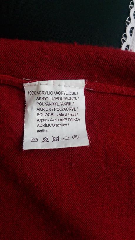 Sveter s veckom - burgundy, m