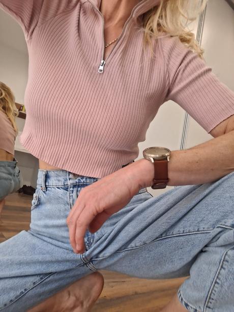 Calvin klein pleteny pulover top tričko xs/s, calvin klein,s