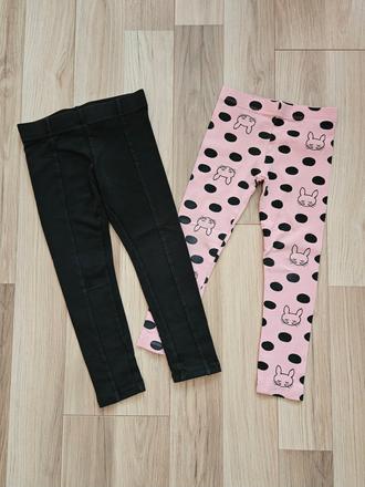 Legíny 2ks, h&m,110