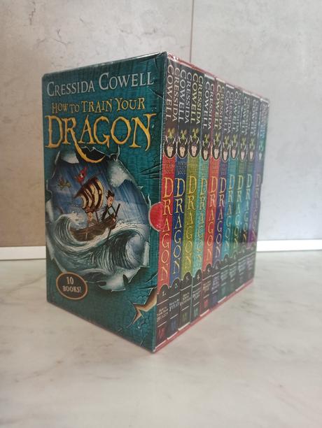 Cressida cowell how to train your dragon 10 books, 