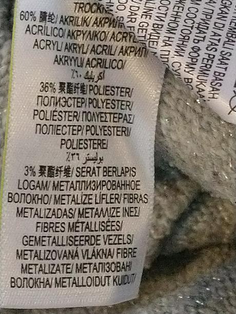 Dievčenský trblietavý sivý sveter, marks&spencer, marks & spencer,98