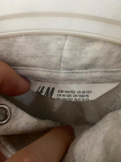 Dievčenská mikina velk.146/152, h&m,146