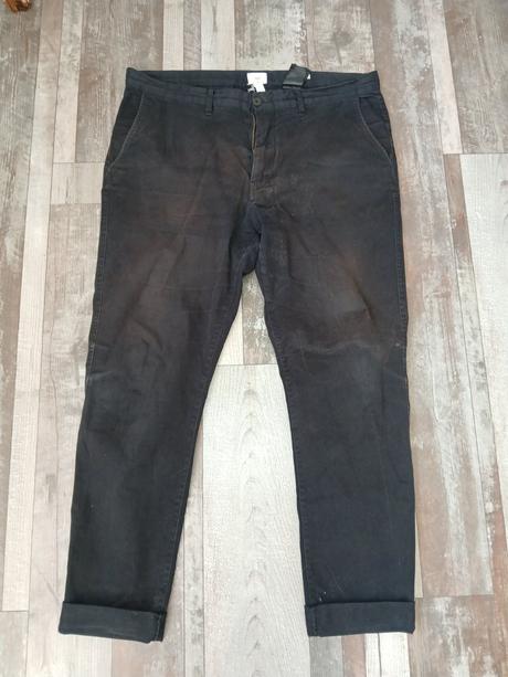 Čierne rifle, h&m,36