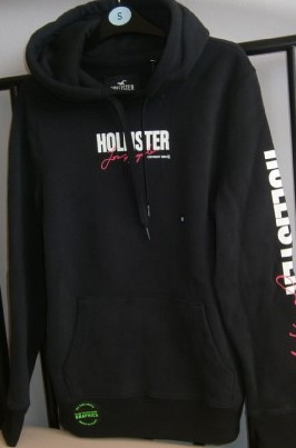 Unisex mikina hollister-graphics- vel. xs/s, hollister,xs