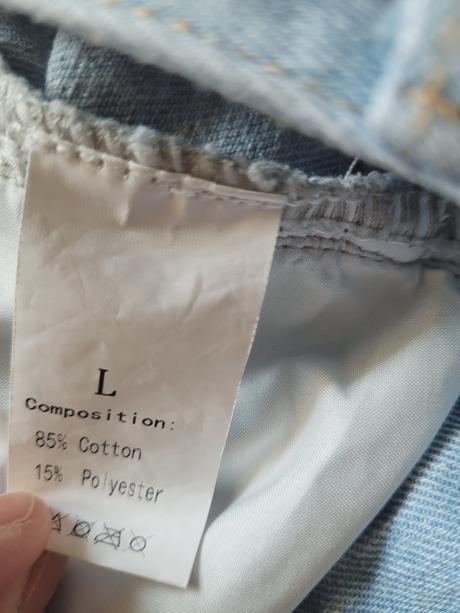 Midi denimová sukňa, l