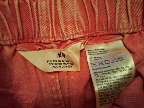 Kratasy h&m 140, h&m,140