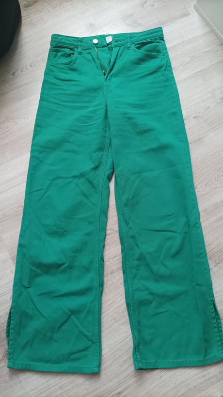 Široké rifle, h&m,158