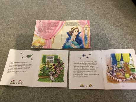 3 ks mini rozprávkové knižky, 