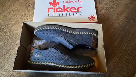 Pánske kožené topánky v.42, rieker,42