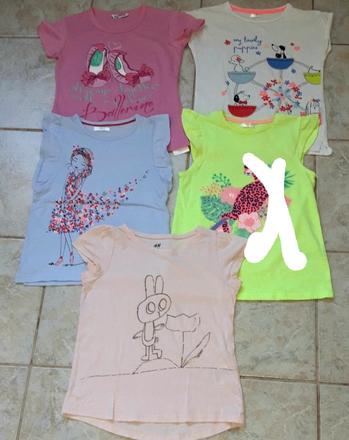 Balíček tričiek 128/134, 122–134