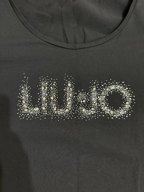 Liu jo tričko so striebornými kamienkami l, liu jo,l