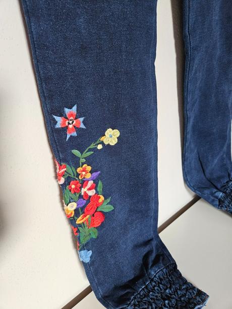 Desigual dizajnérske džínsy 164 nové, desigual,164