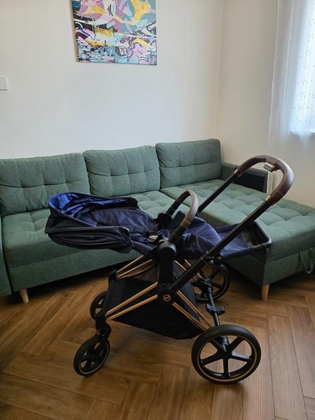 Cybex priam 3 rose gold indigo blue, cybex,cybex priam 3